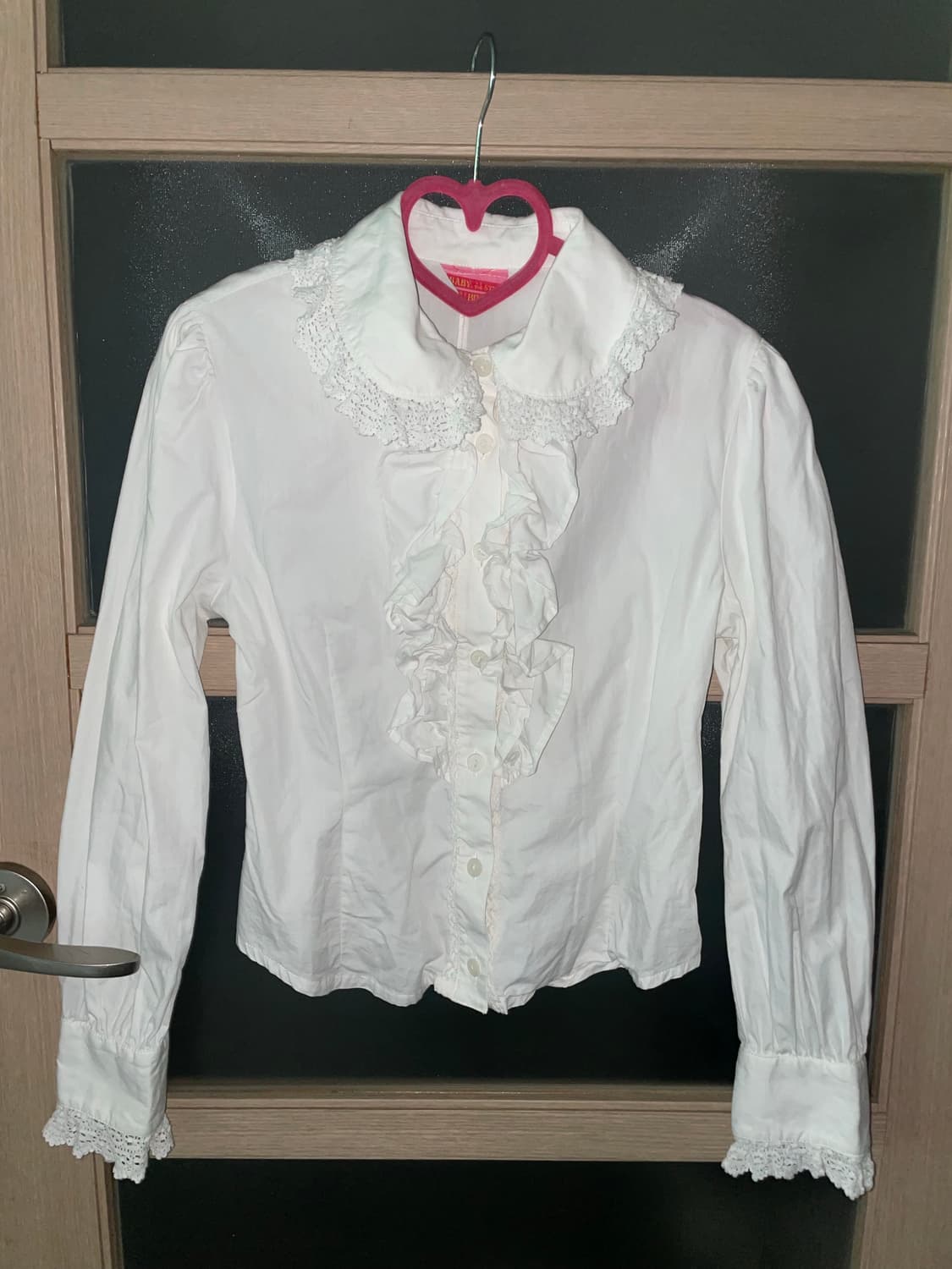 베이비더스타샤인 화이트 블라우스 /로리타엔젤릭프리티바디라인히메 상품이미지7