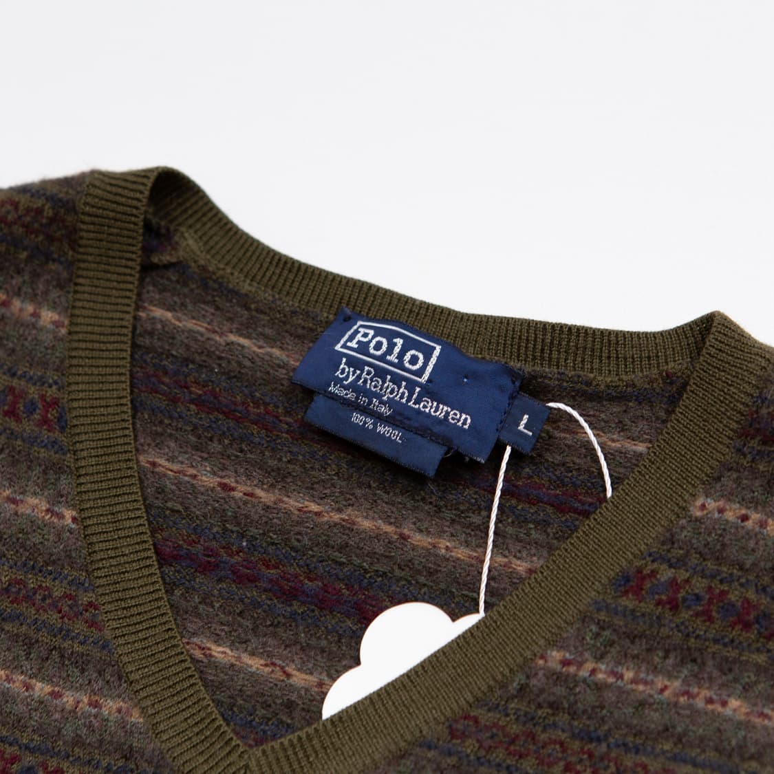 폴로 랄프로렌 이태리 메이드 페어아일 니트 베스트 상품이미지3