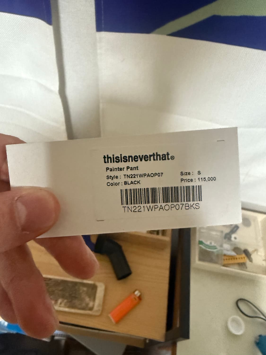 S 디스이즈네버댓 페인팅 팬츠 상품이미지2