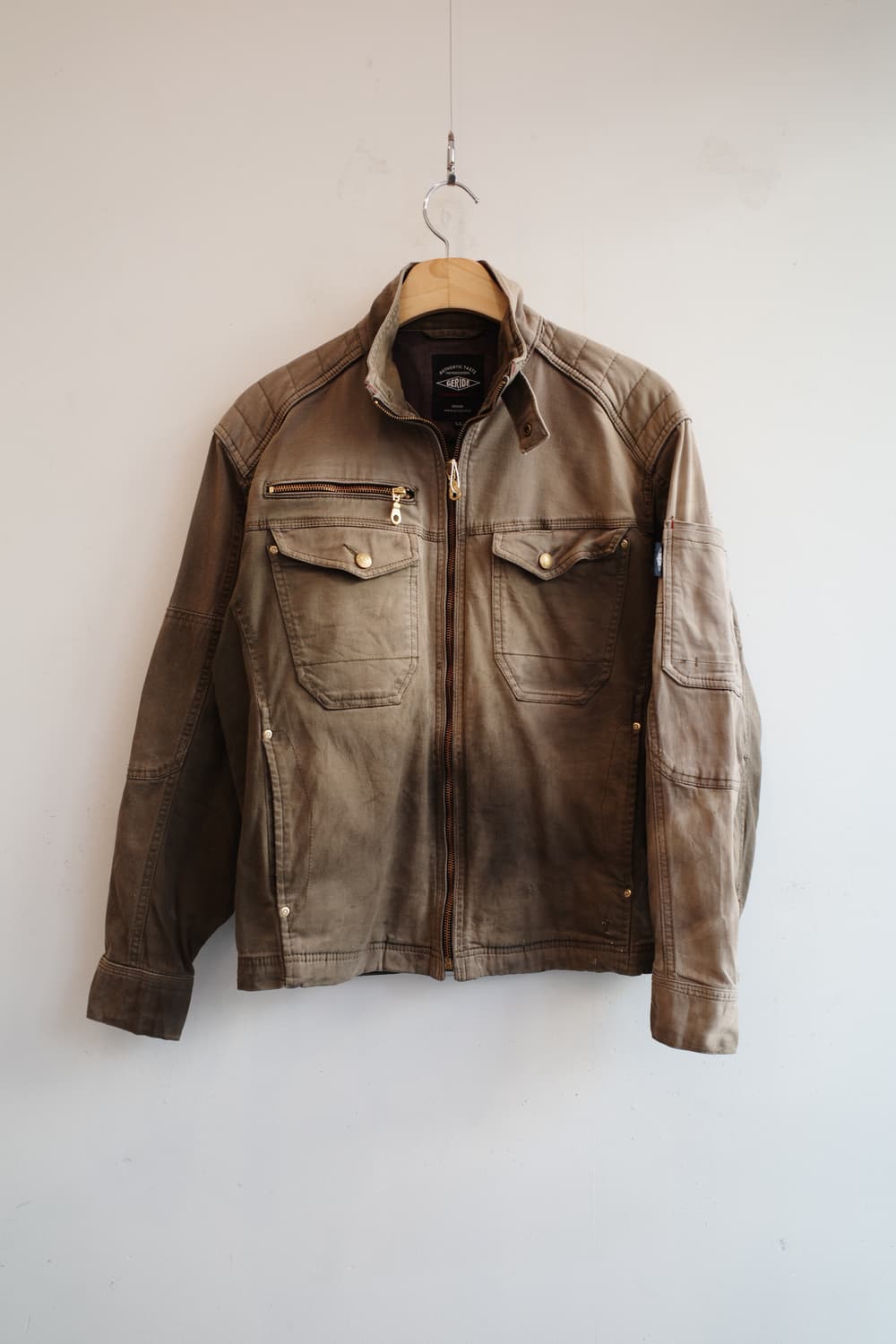 GERIDE 유틸리티 워싱 자켓 상품이미지1