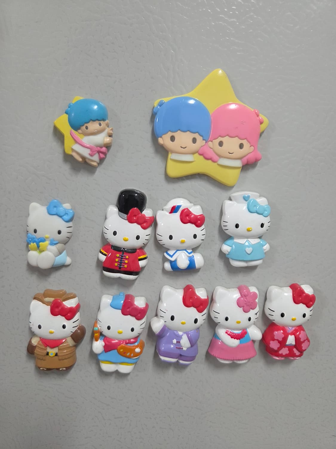산리오 고전키티 키티 키키라라 마그넷 자석 상품이미지1