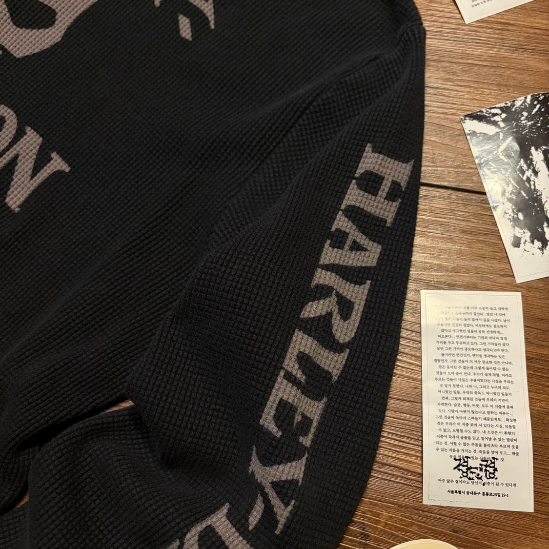 Harley davidson skull cotton waffle knit 상품이미지4