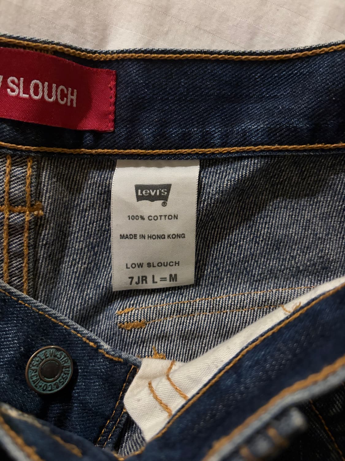 2000s Levi's low slouch 로우라이즈 데님 쇼츠  상품이미지4