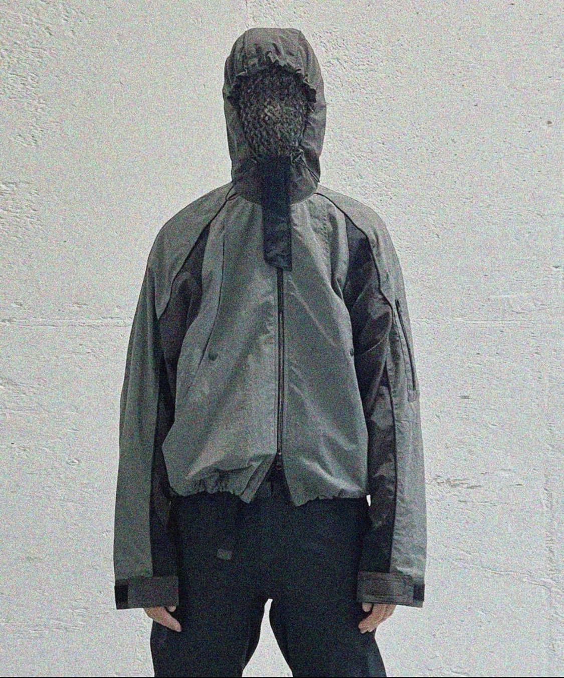 그레일즈 나일론 실드 재킷 블랙 그레이 상품이미지1