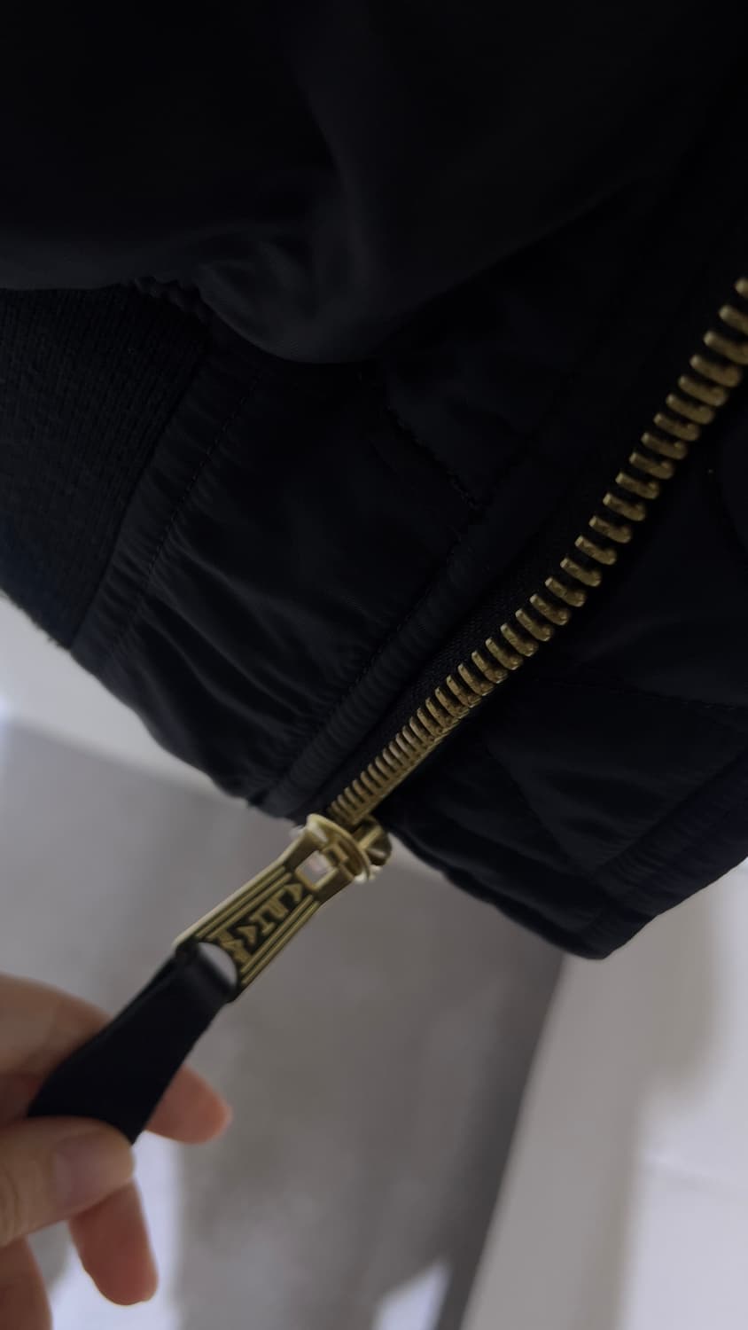 MA-1 레귤러 블러드칫 Black M 상품이미지4