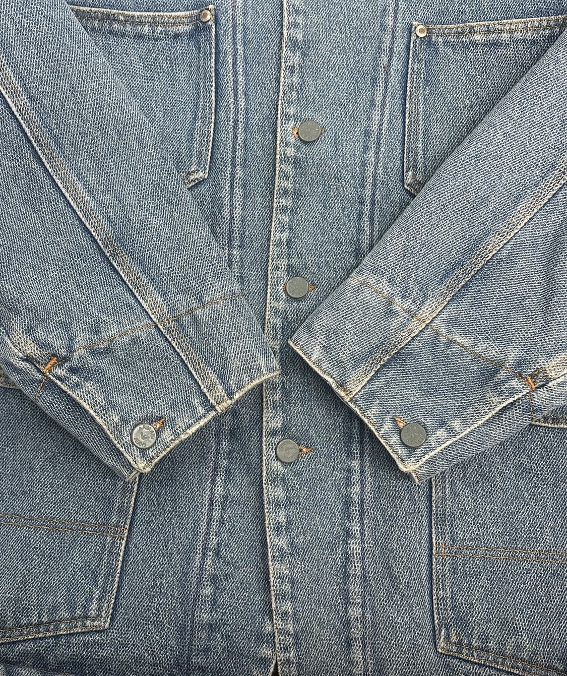 80s Armani Jeans 데님 초어 자켓 XL 상품이미지5