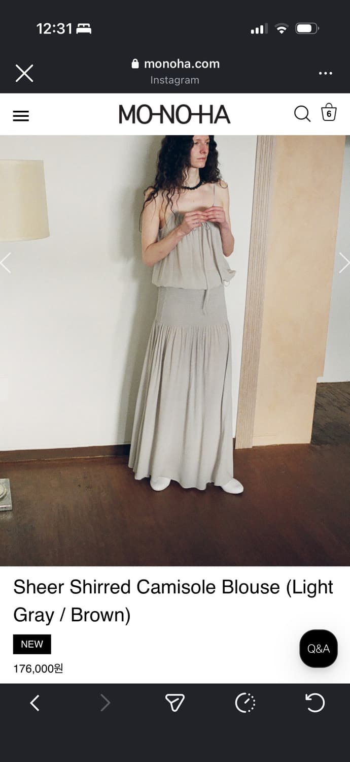 monoha blouse 상품이미지2