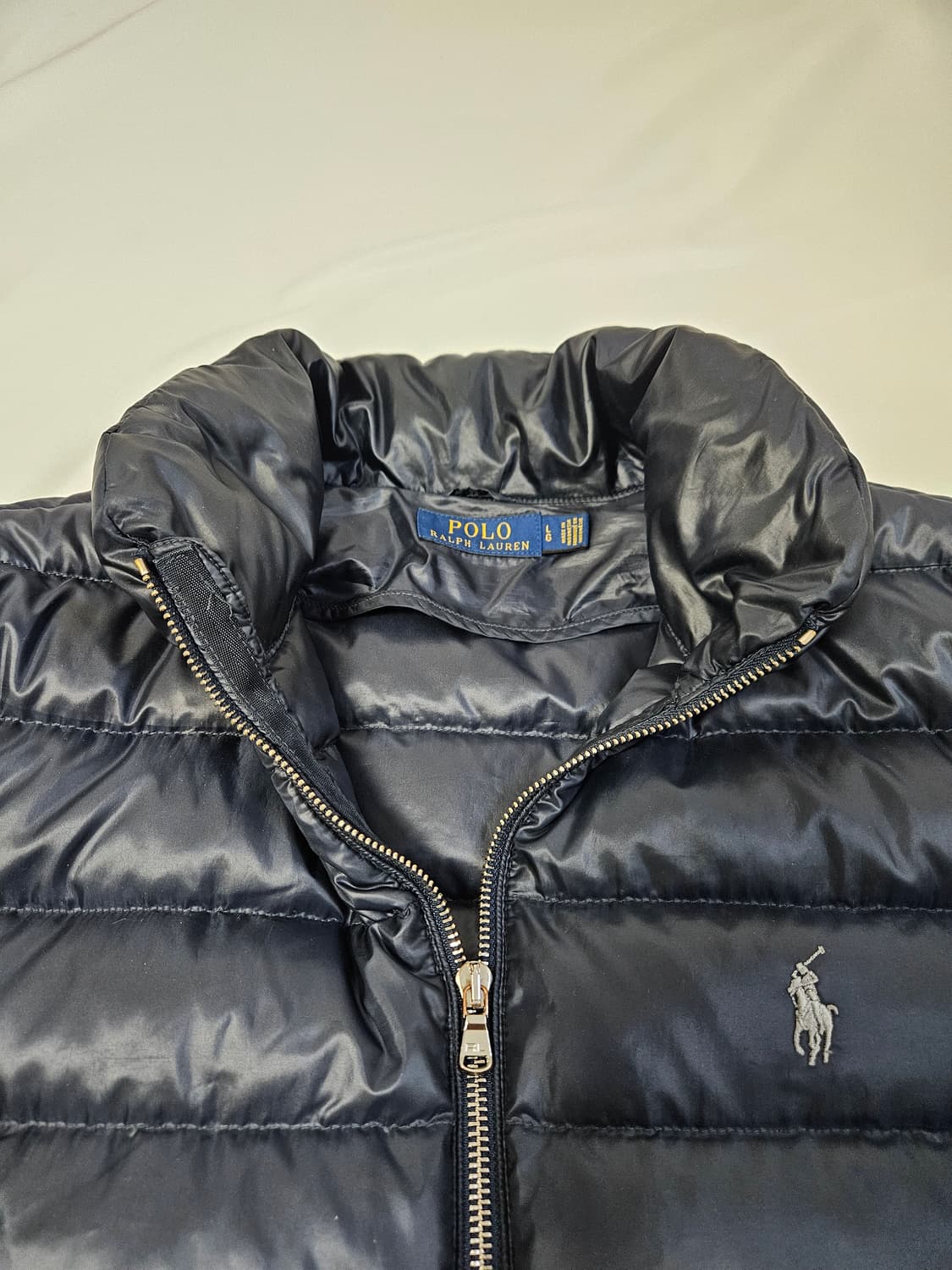 폴로 랄프로렌 신형 덕다운 코트패딩 롱 경량자켓 L 상품이미지2