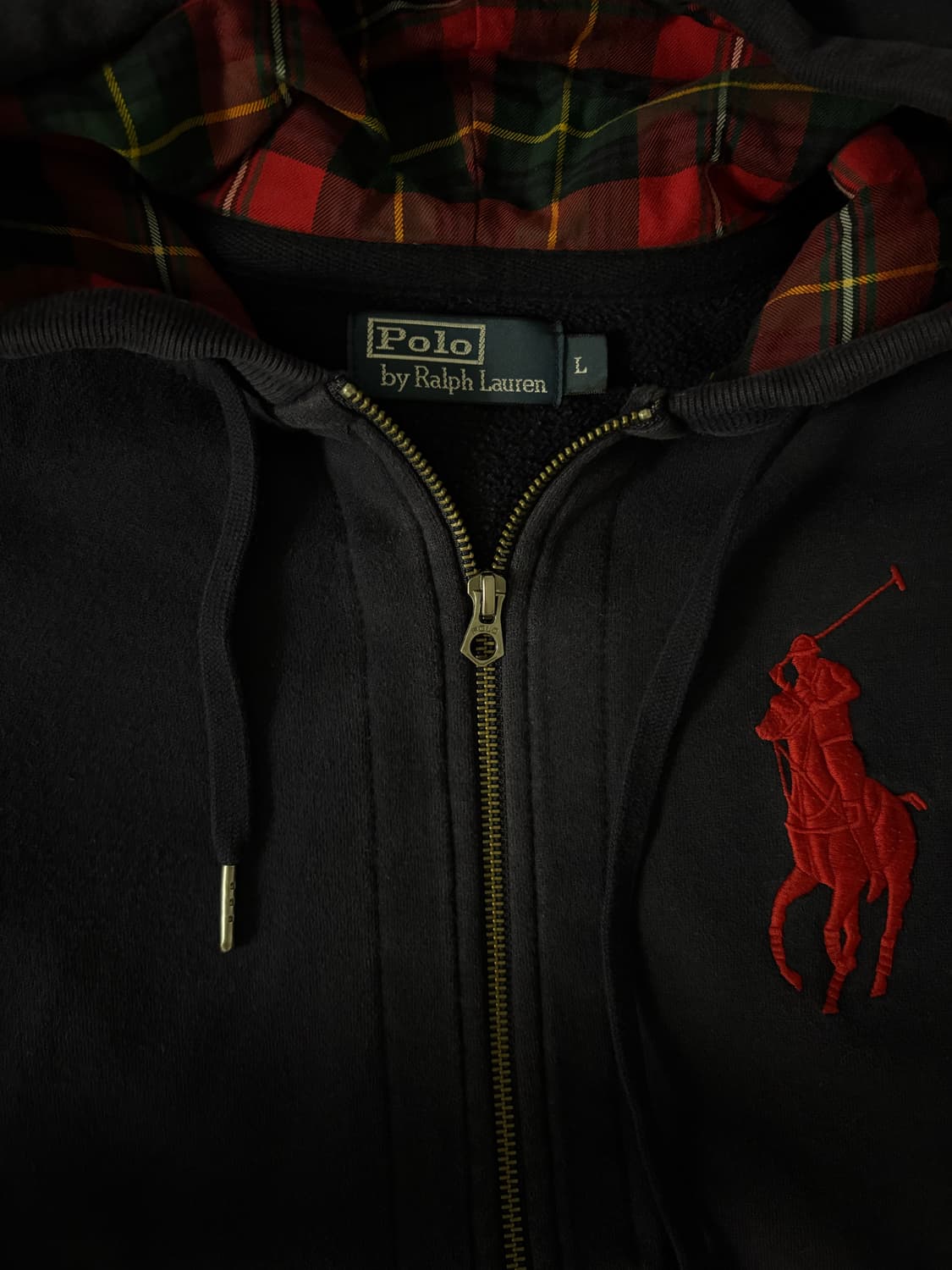 폴로 빅포니 후드집업 네이비 상품이미지3