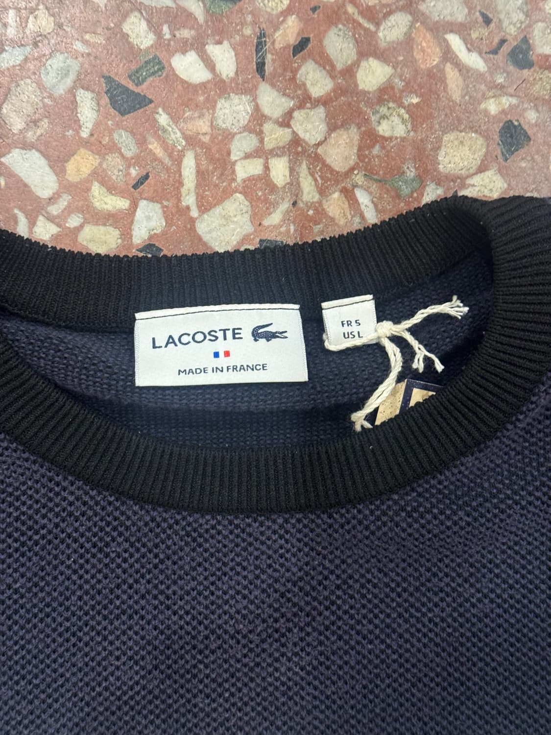 라코스테 프랑스 스트라이프 코튼 니트 (L) 상품이미지5