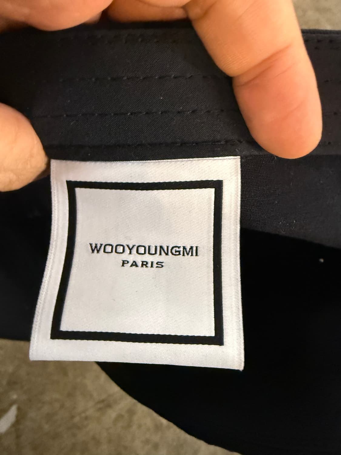 우영미 자수 블랙 볼캡 상품이미지4