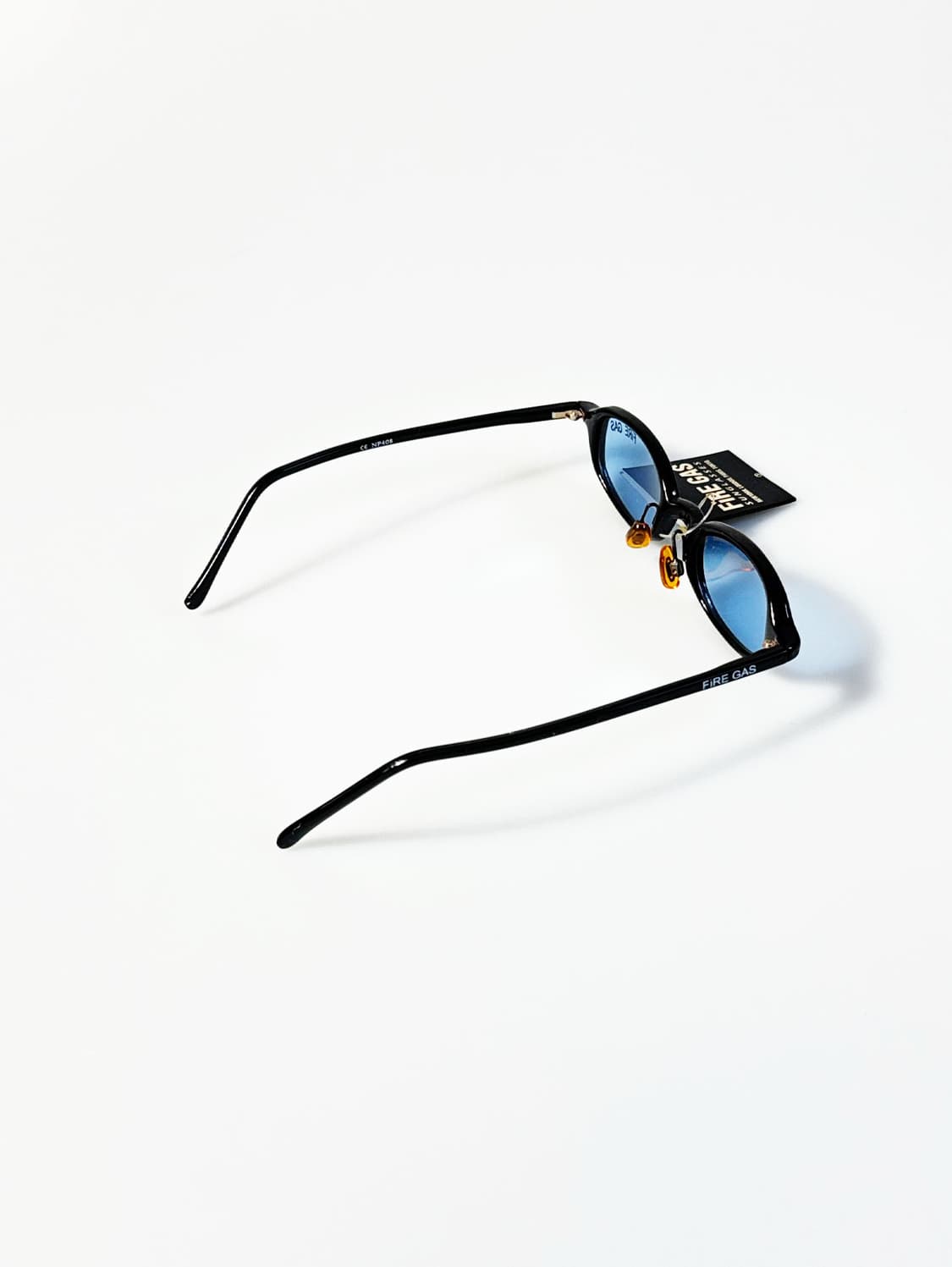 90s FIRE GAS 블랙 뿔테 스퀘어 틴트 빈티지 선글라스 상품이미지4