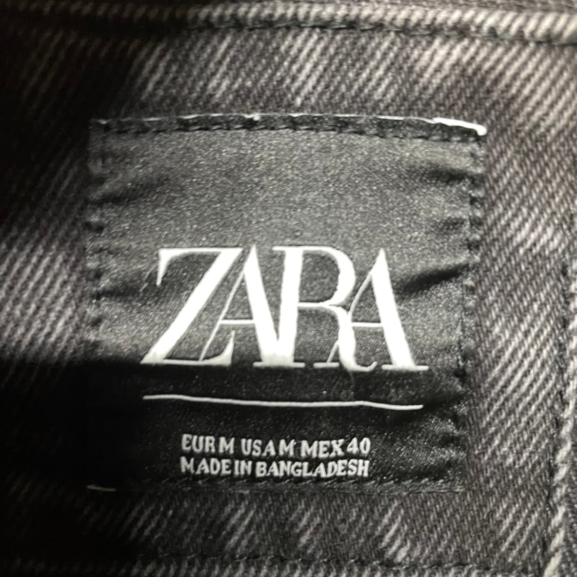 자라 흑청 데님자켓 상품이미지3