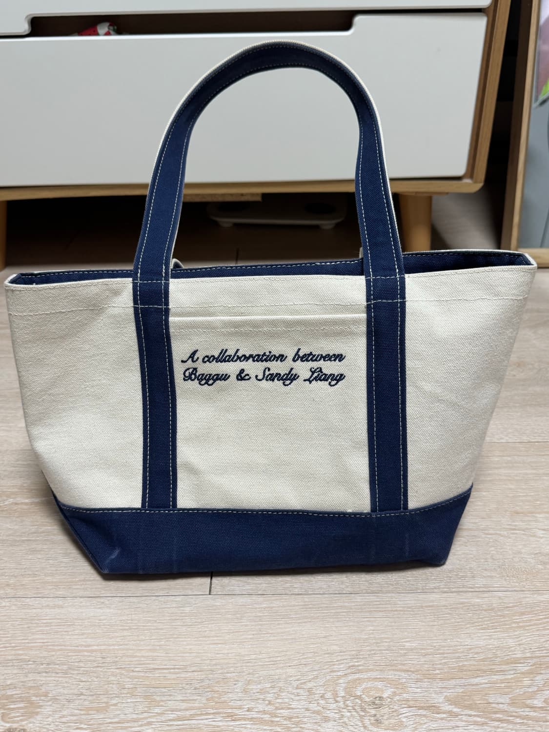 바쿠 샌디리앙 스몰 헤비웨이트 캔버스 토트백 상품이미지2