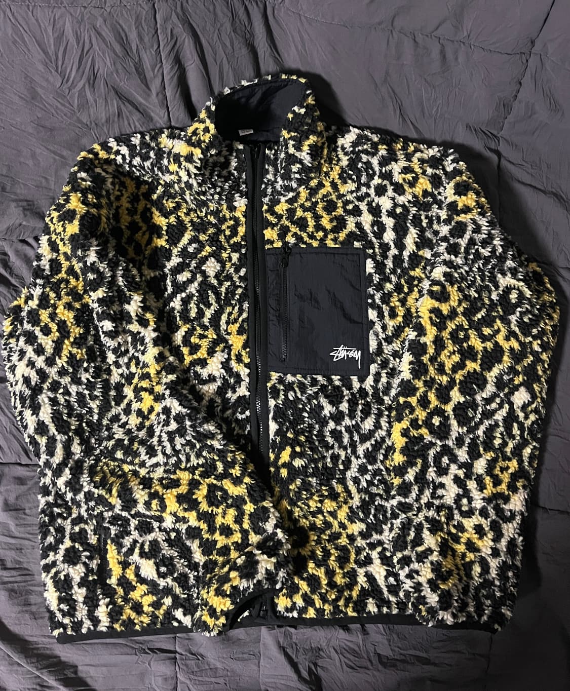 리버시블 스투시 쉘파카 (한겨울까지 가능)(양면) 상품이미지2