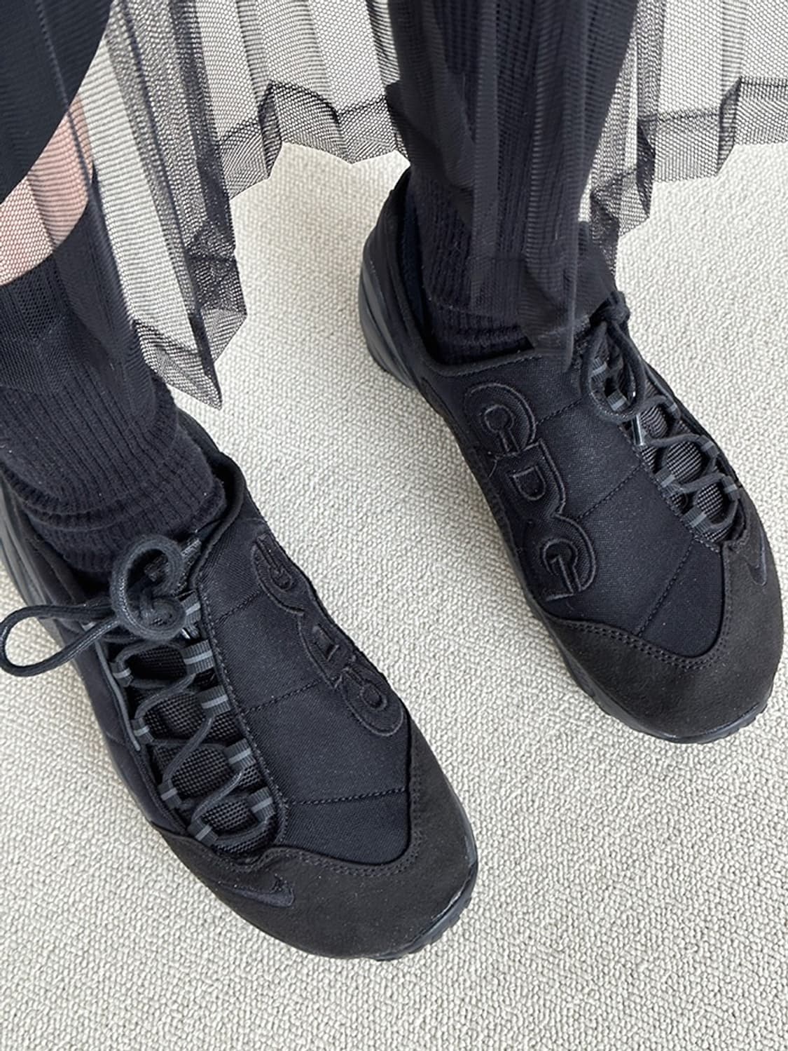 꼼데가르송 블랙 나이키 풋스케이프 280 상품이미지3