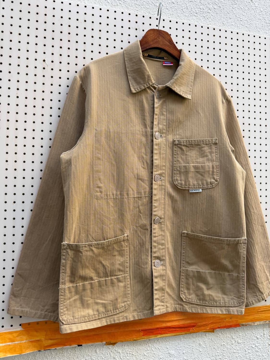 1990s KEMPEL GERMANY HBT 헤링본트윌 유로피안워크자켓 상품이미지5