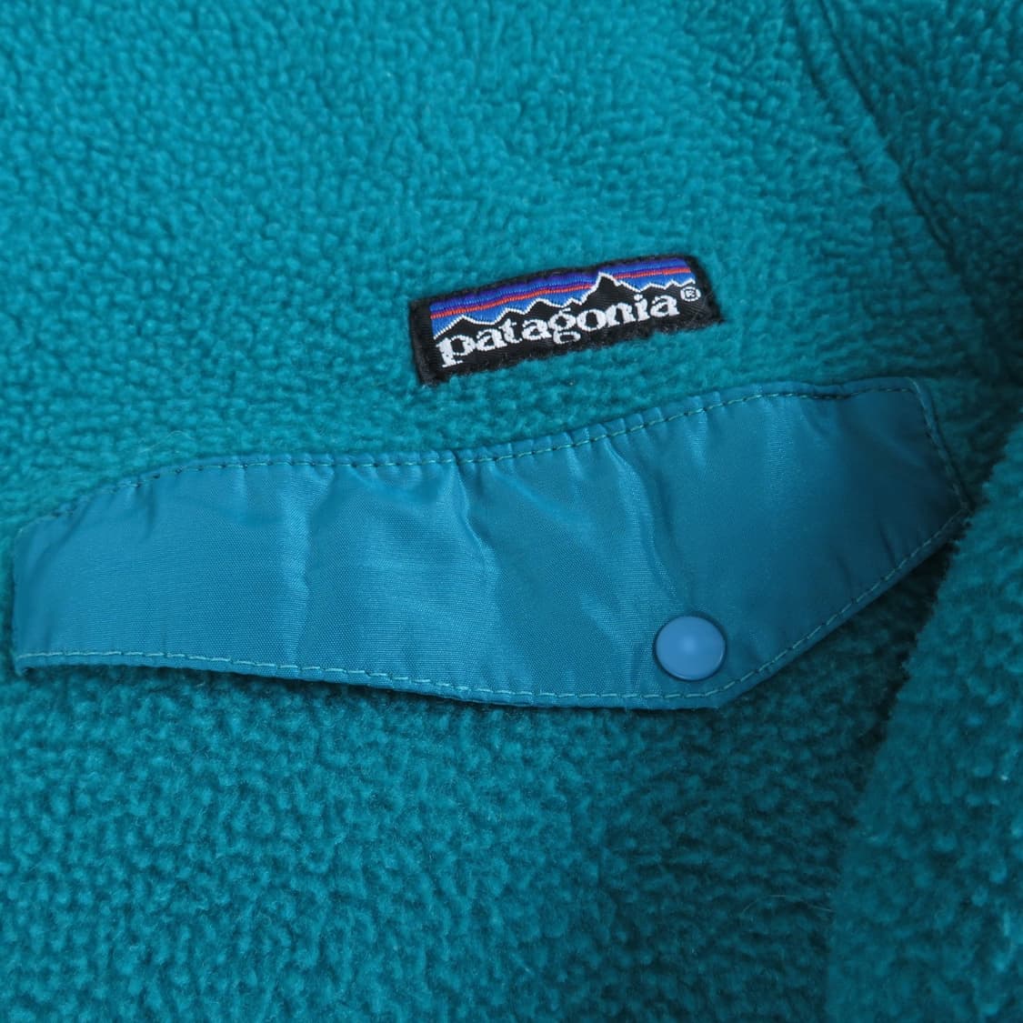90s 파타고니아 신칠라 스냅-T 민트블루/네이비 USA 상품이미지4