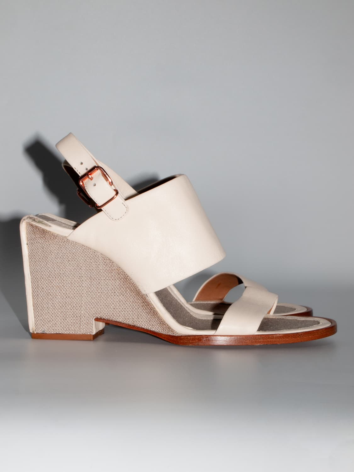 Canvas Wedge Heel Sandle 상품이미지3