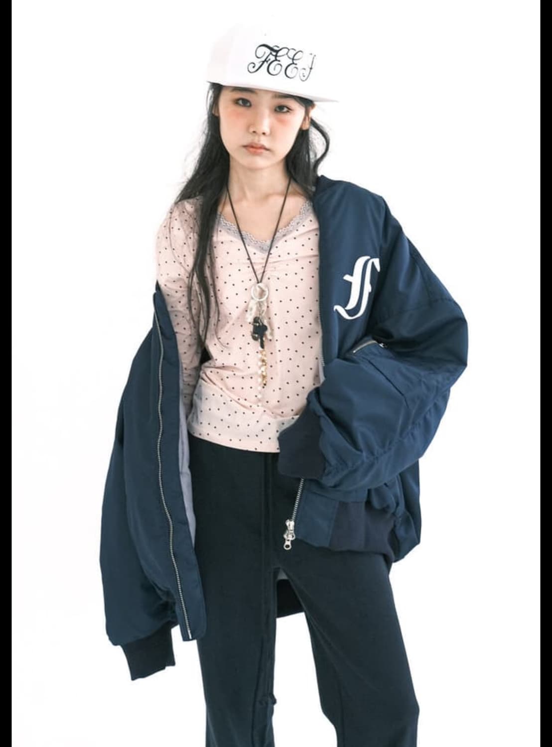 구해요) 샵페어리 봄버자켓 네이비 상품이미지1