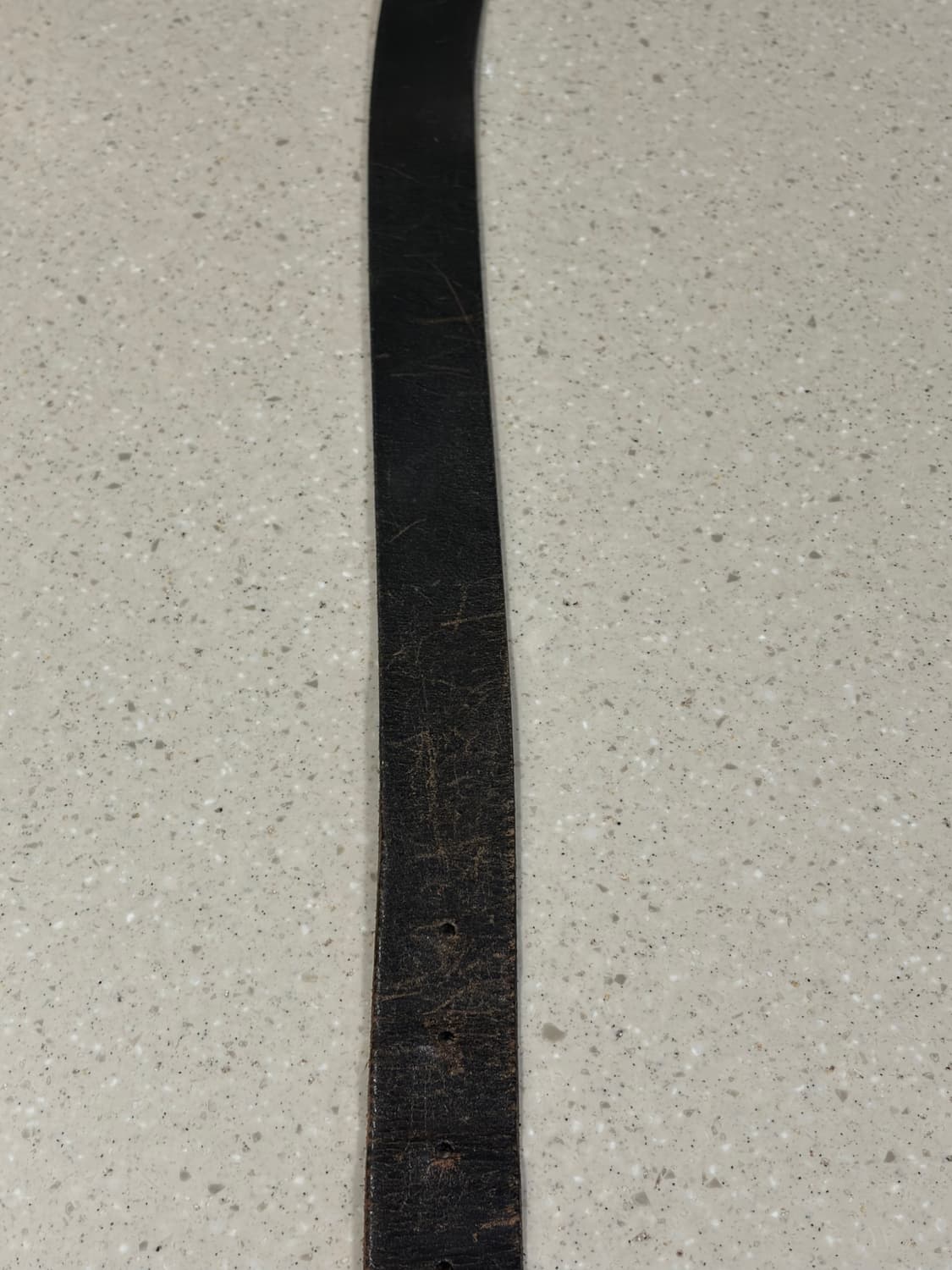 리얼레더 디스트레스드 오발 개리슨 벨트 상품이미지4