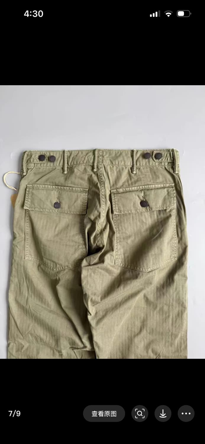 rrl 더블알엘 헤링본 퍼티그 팬츠 상품이미지6