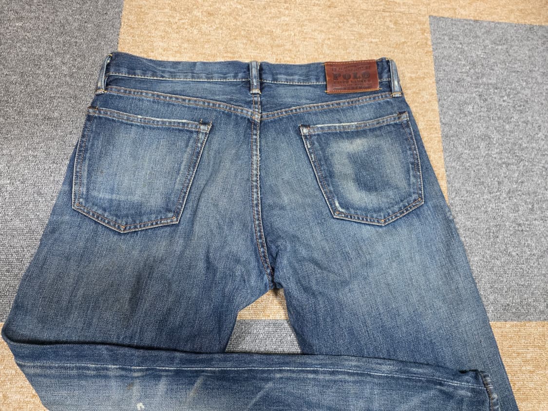 폴로 랄프로렌 데님 청바지 남성 빈티지 워싱[W34 L32] 상품이미지2