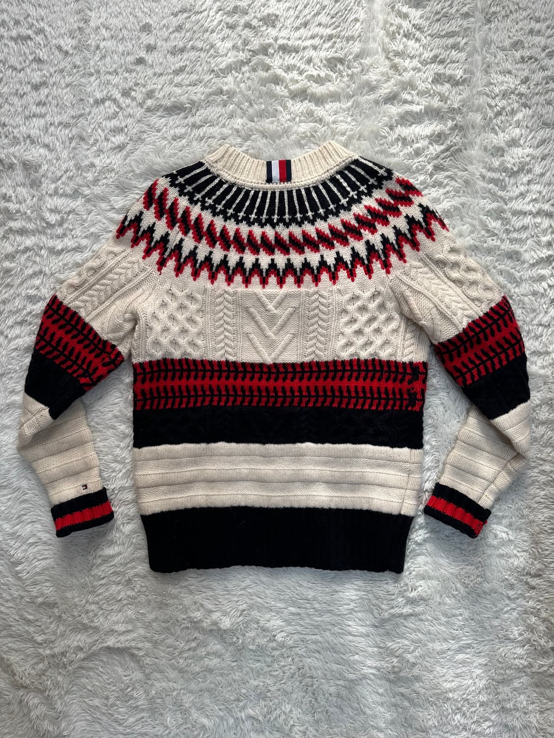 타미 힐피거 페어 아일 패턴 스웨터 S 상품이미지3