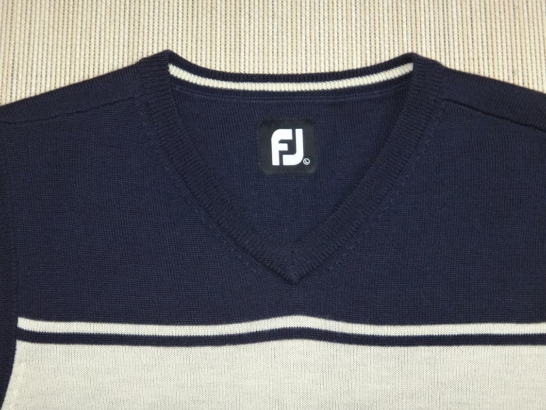 (L) 풋조이 FootJoy 남성용 울 브이넥 골프 조끼 상품이미지5
