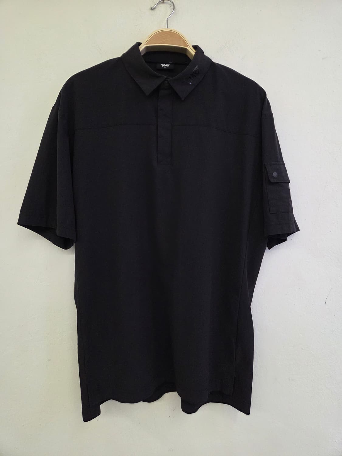 PXG 남성 반팔 카라티 블랙 XL 상품이미지1