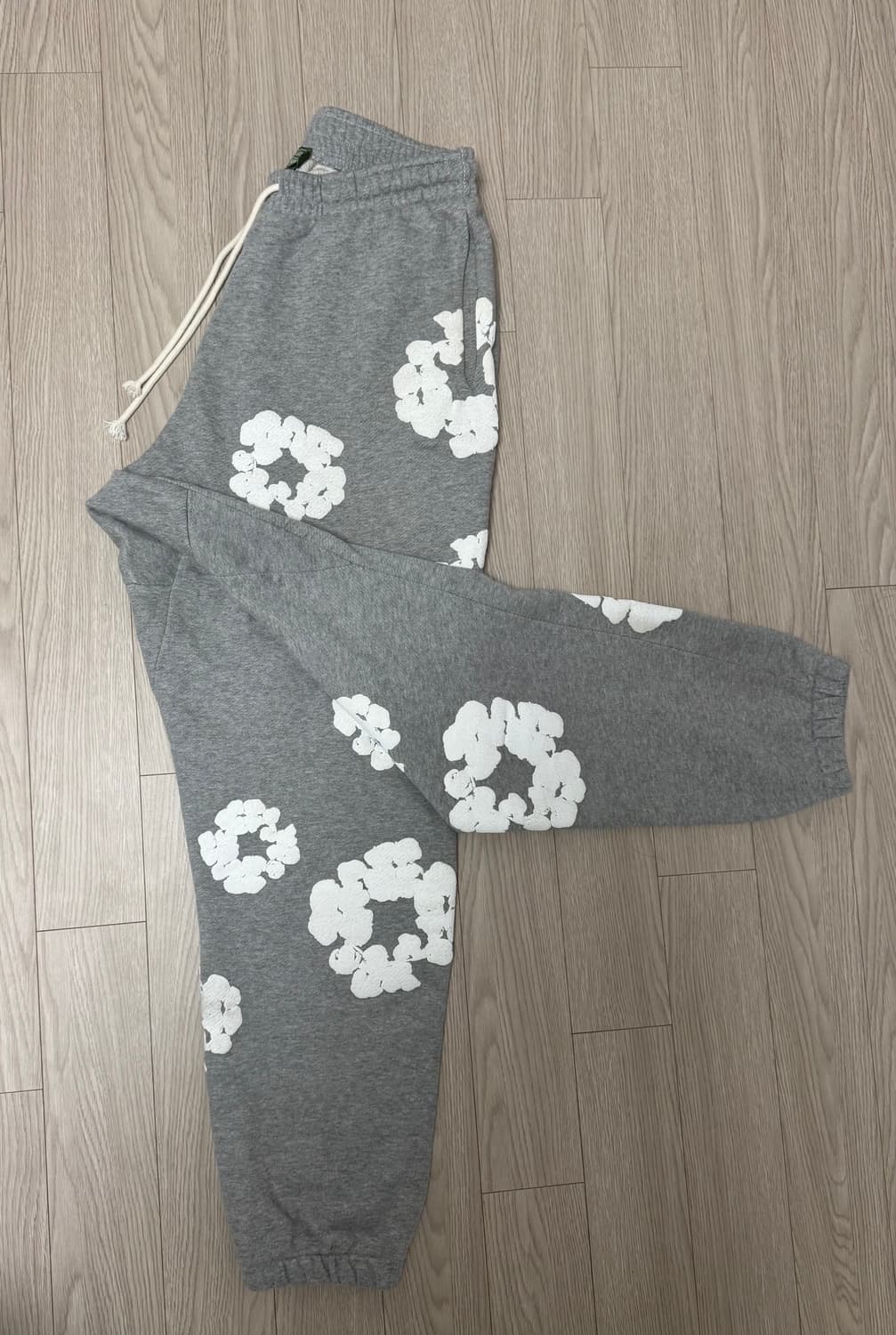 정품) 데님티어스 코튼리쓰 그레이컬러 팬츠 바지 M사이즈 상품이미지1