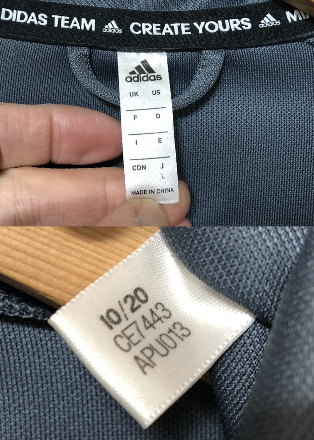 아디다스재팬 현대글로비스럭비단 선수실착 트레이닝탑 L 상품이미지4