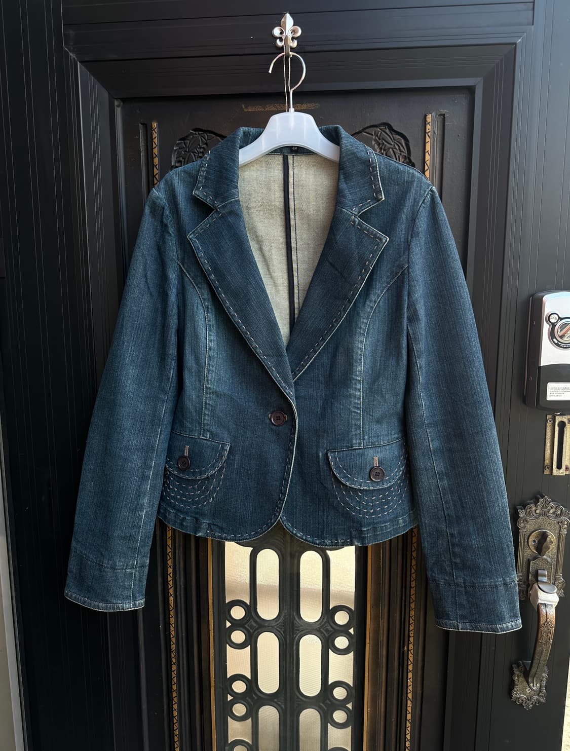 sonia rykiel stitch denim jacket 상품이미지3