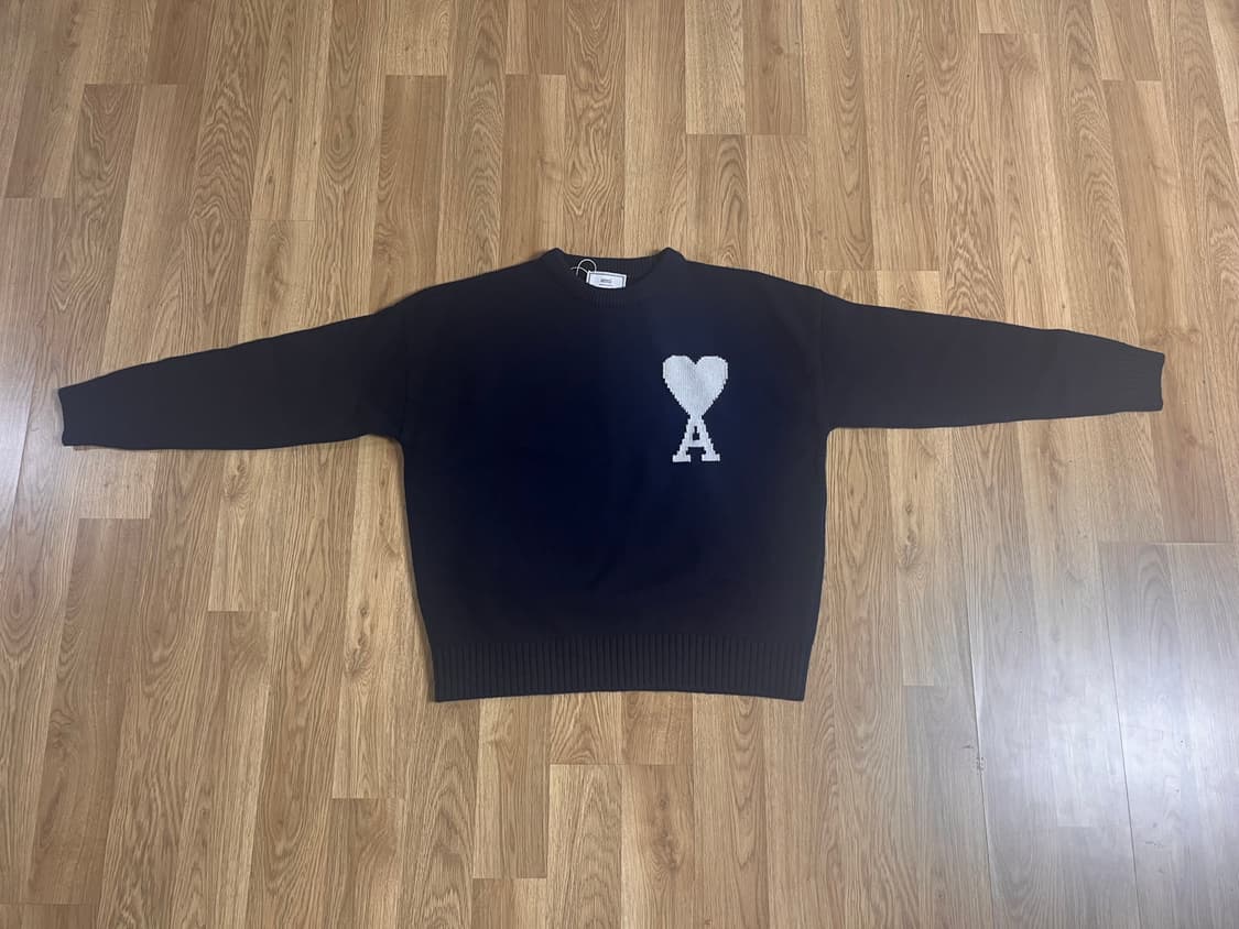 네이비 아미 울100퍼센트 니트 상품이미지1