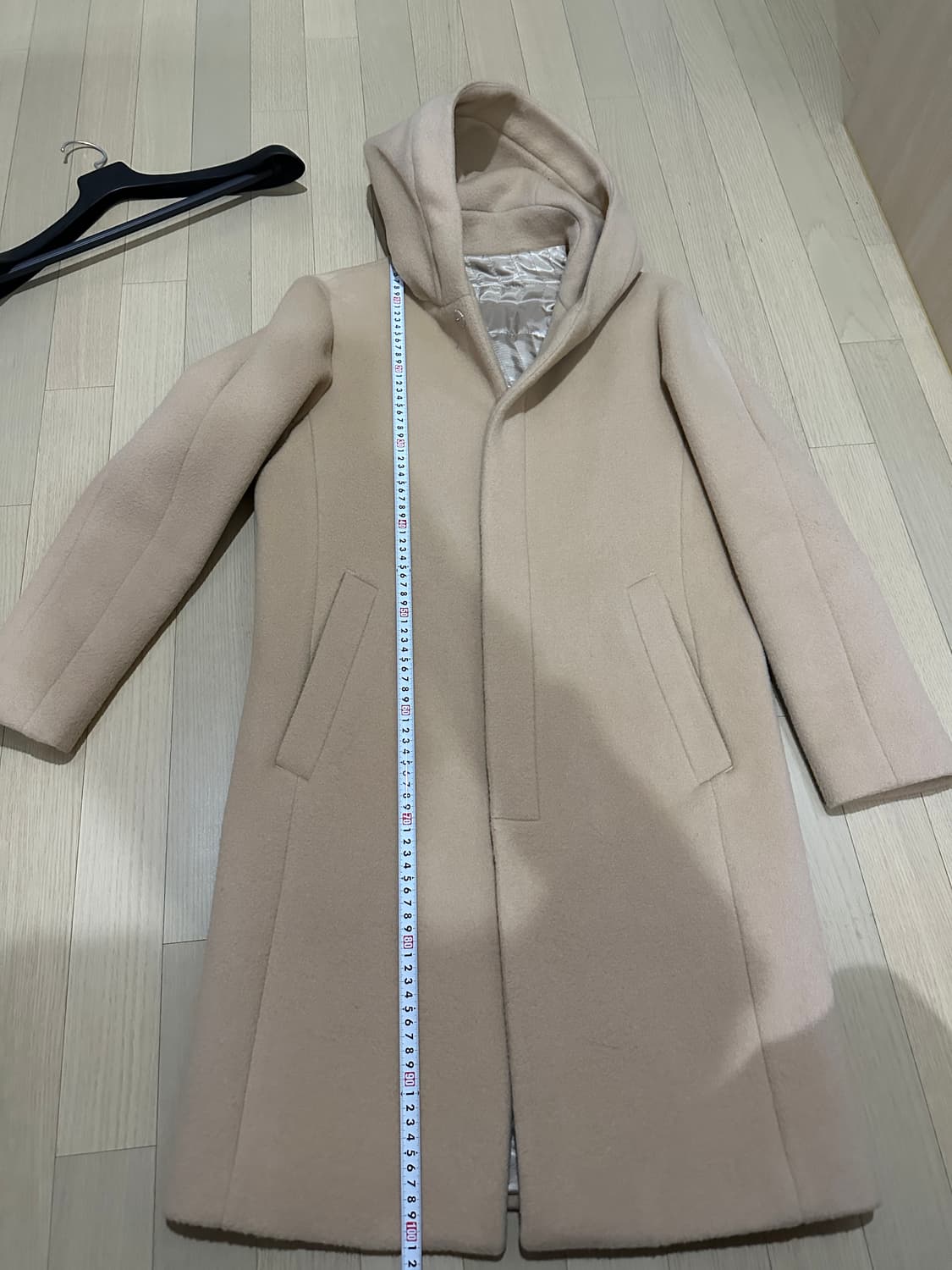 지오지아 후드코트 95 다크네이비 베이지 (1벌당 가격) 상품이미지4