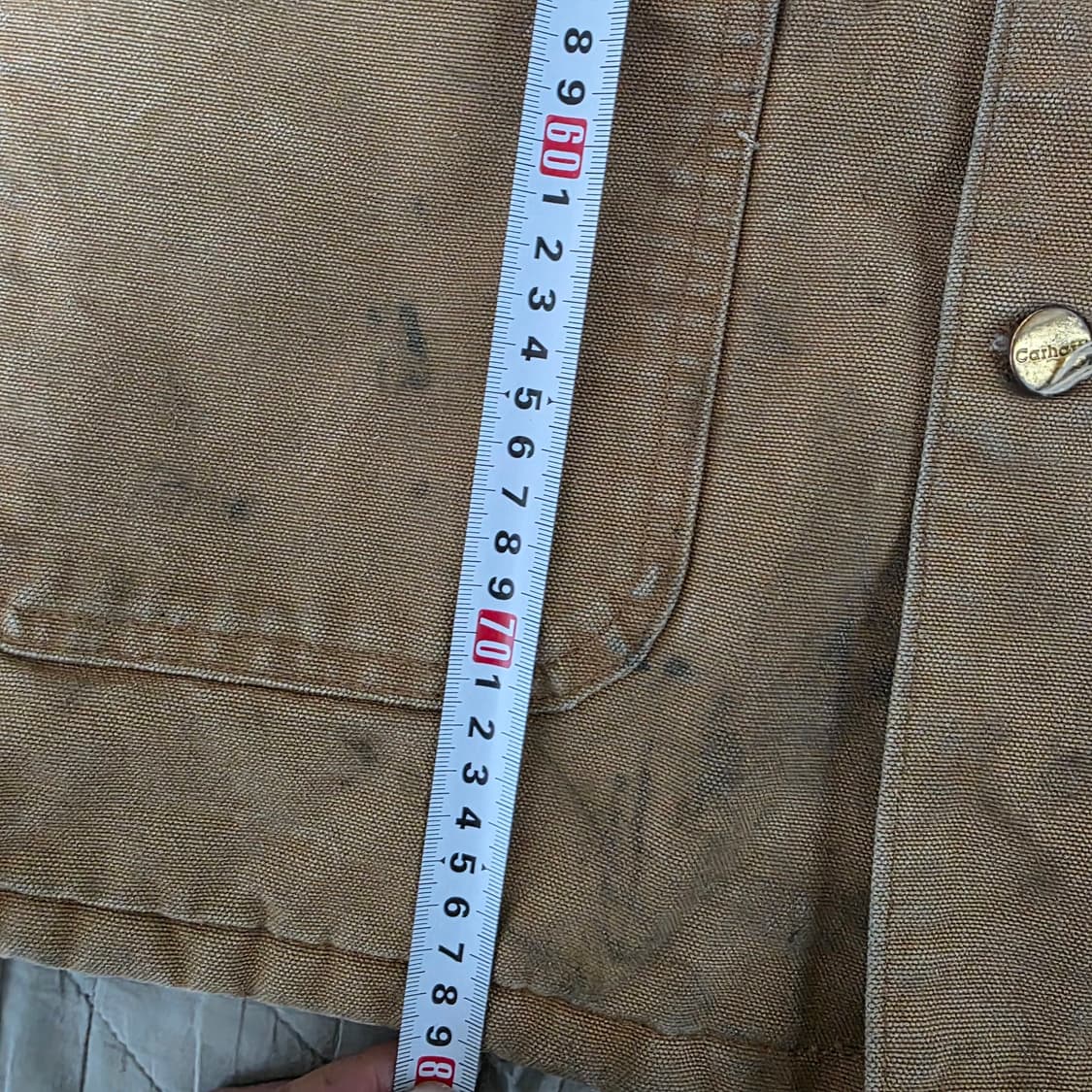 [50] 00s 빈티지 칼하트 C01 BRN 트래쉬드 워크 초어자켓 상품이미지10