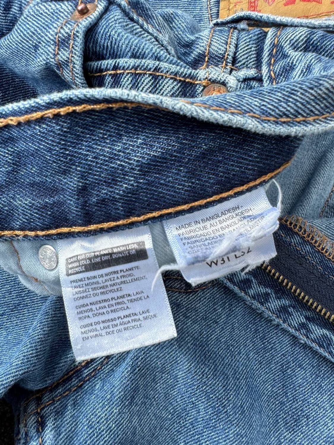 Levis 505 indigo jeans (29-30) a96 상품이미지5