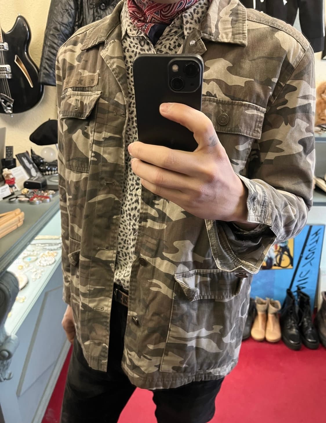 FUR LINED CAMO FIELD JACKET 상품이미지6