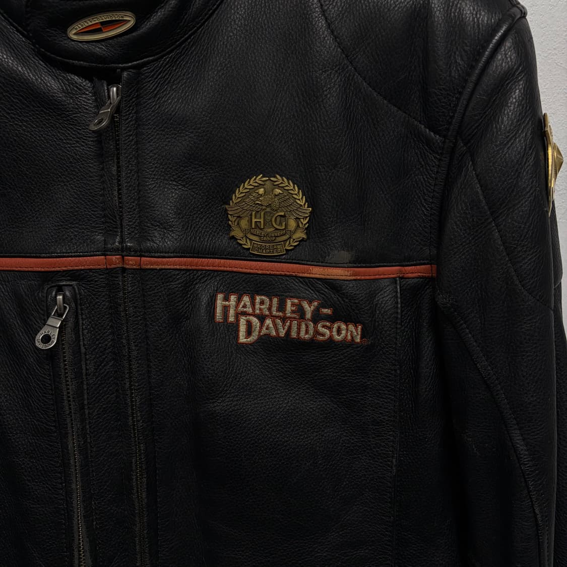 할리데이비슨 빅로고 라이더 자켓 상품이미지3