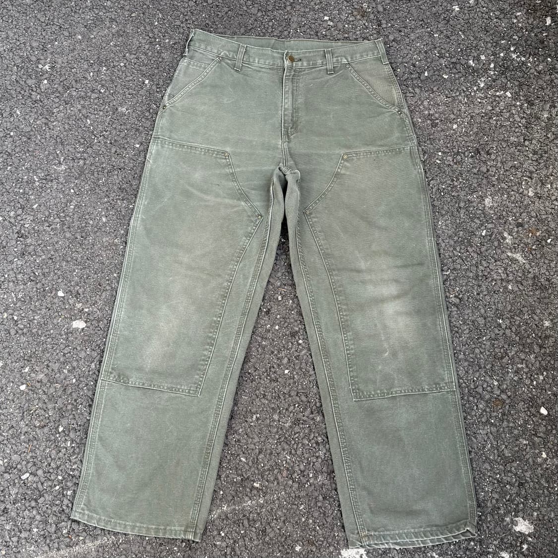 OG 칼하트 B136 MOS 더블니 카펜터 팬츠 상품이미지1