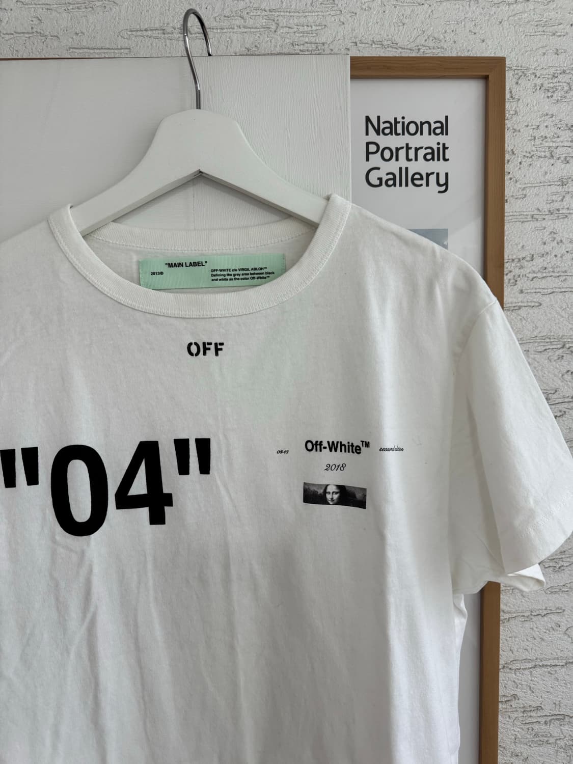 [OFF-WHITE] 오프화이트 모나리자 반팔 티셔츠 XS 상품이미지2