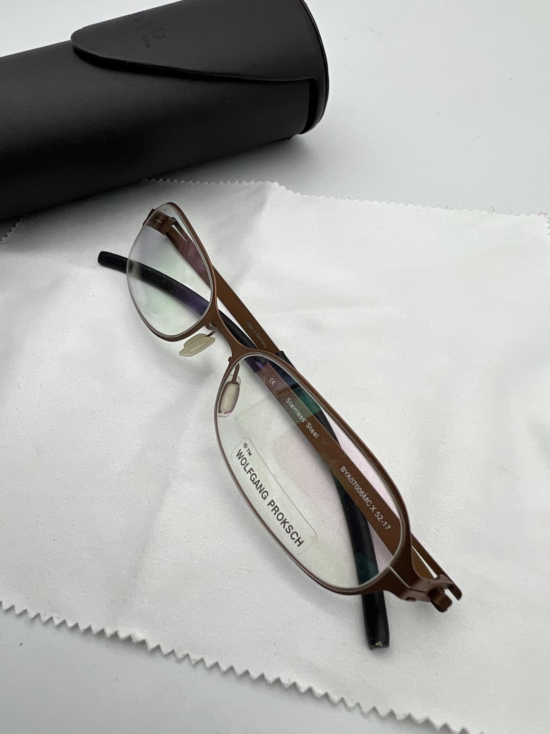 ByWP BYA07006MC 브라운 반무테 안경 상품이미지3