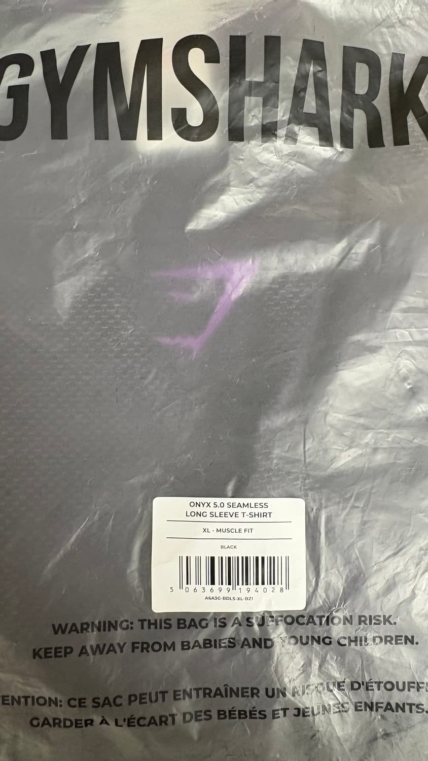 gymshark onyx purple Long sleeve XL 상품이미지3