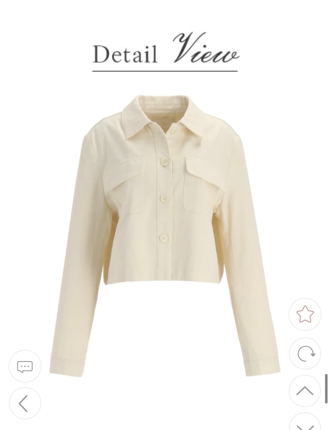 봄자켓 아뜨랑스 하우즈 코튼 카라 긴팔 자켓 상품이미지6