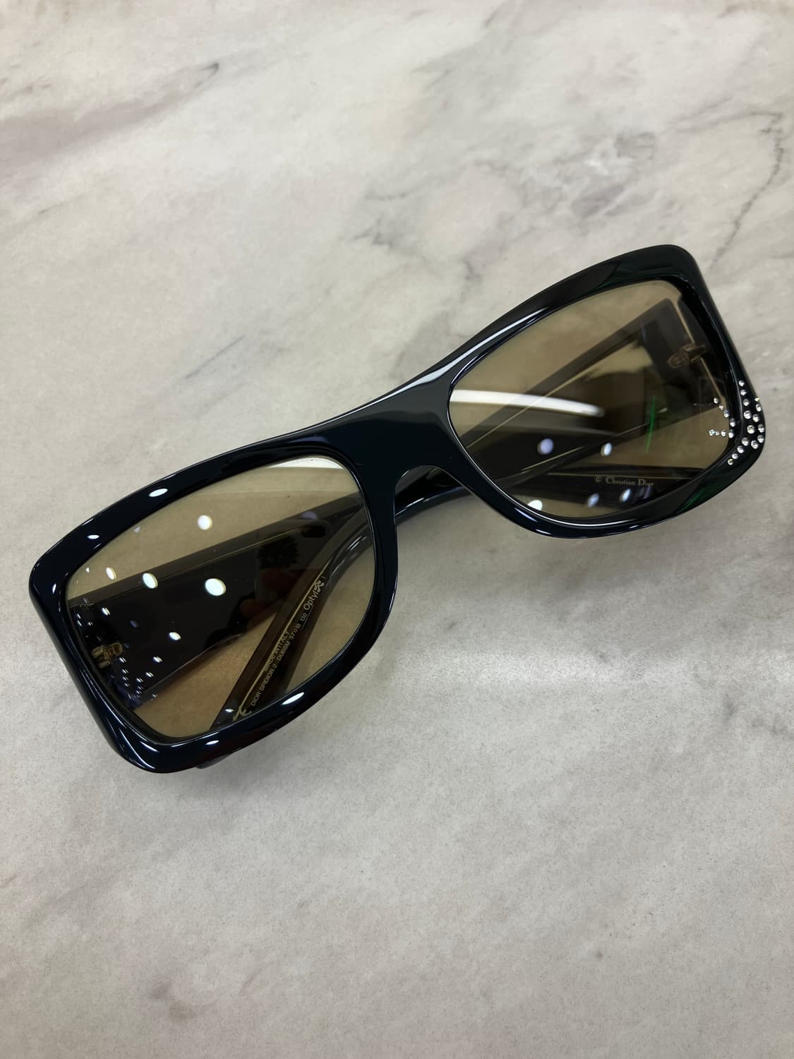 디올 Dior 크리스탈 블랙 스퀘어 선글라스 상품이미지1