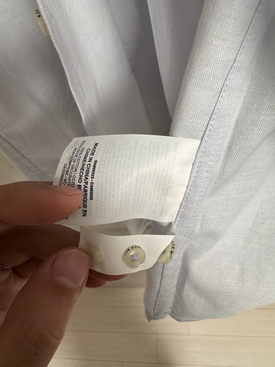 나이키랩 리카르도 티시 옥스포드 셔츠 us 라지 상품이미지3