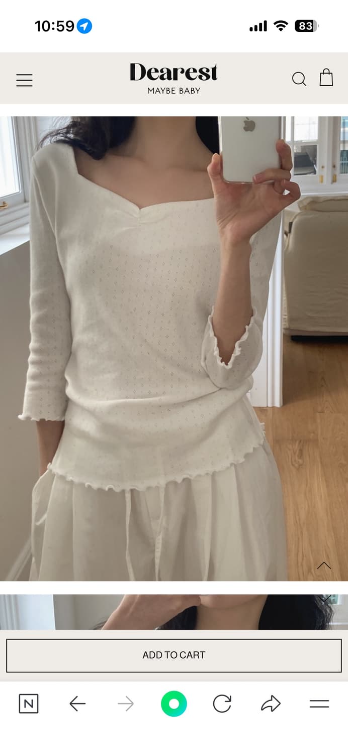 메이비베이비 디어리스트 티셔츠 상품이미지5