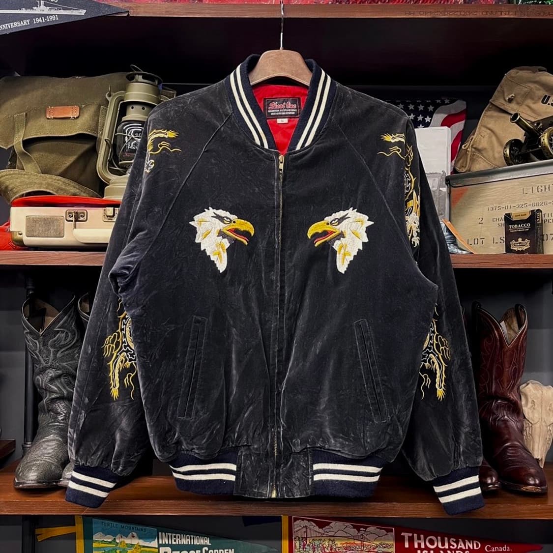 Shoot one 요코스카 벨루어 오리엔탈 스카잔 수베니어 자켓 N429 상품이미지1