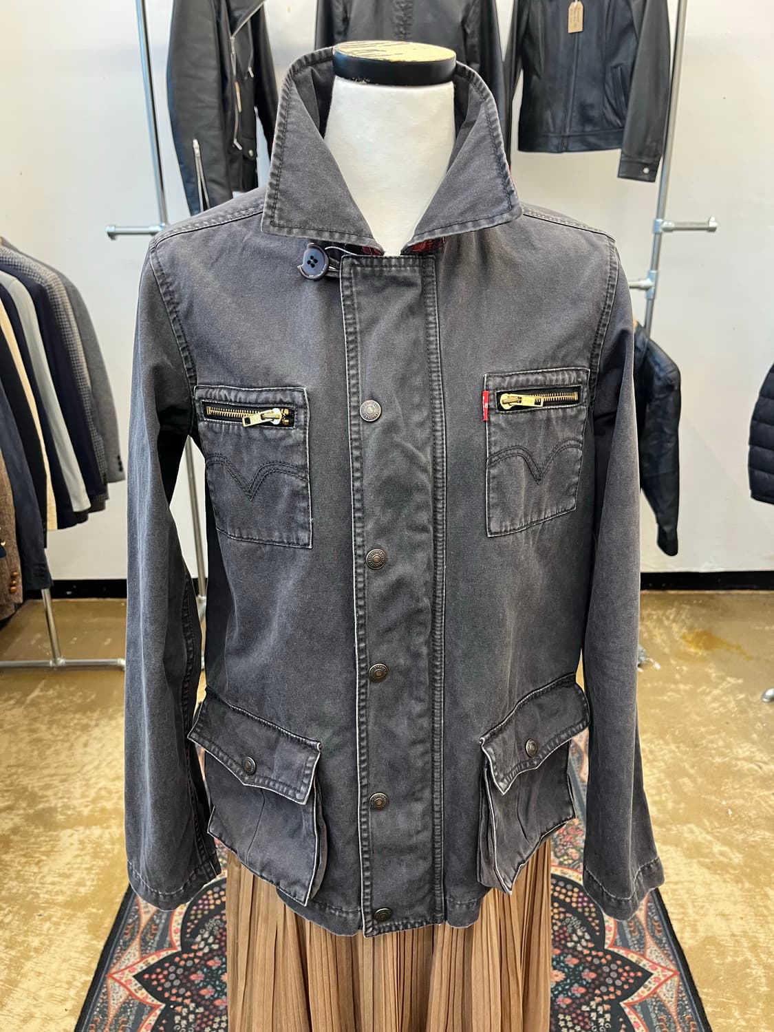 리바이스 레드루프 필드 자켓 블랙 상품이미지2