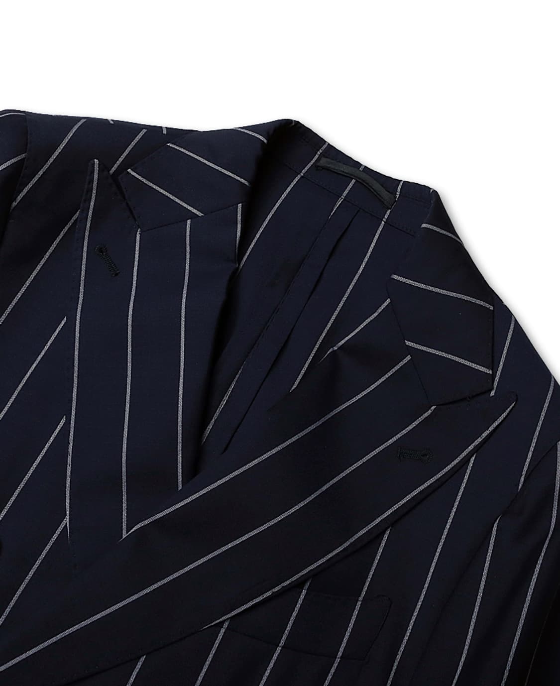 맨온더분 [Man On The Boon] 네이비 스트라이프 더블 수트 상품이미지3